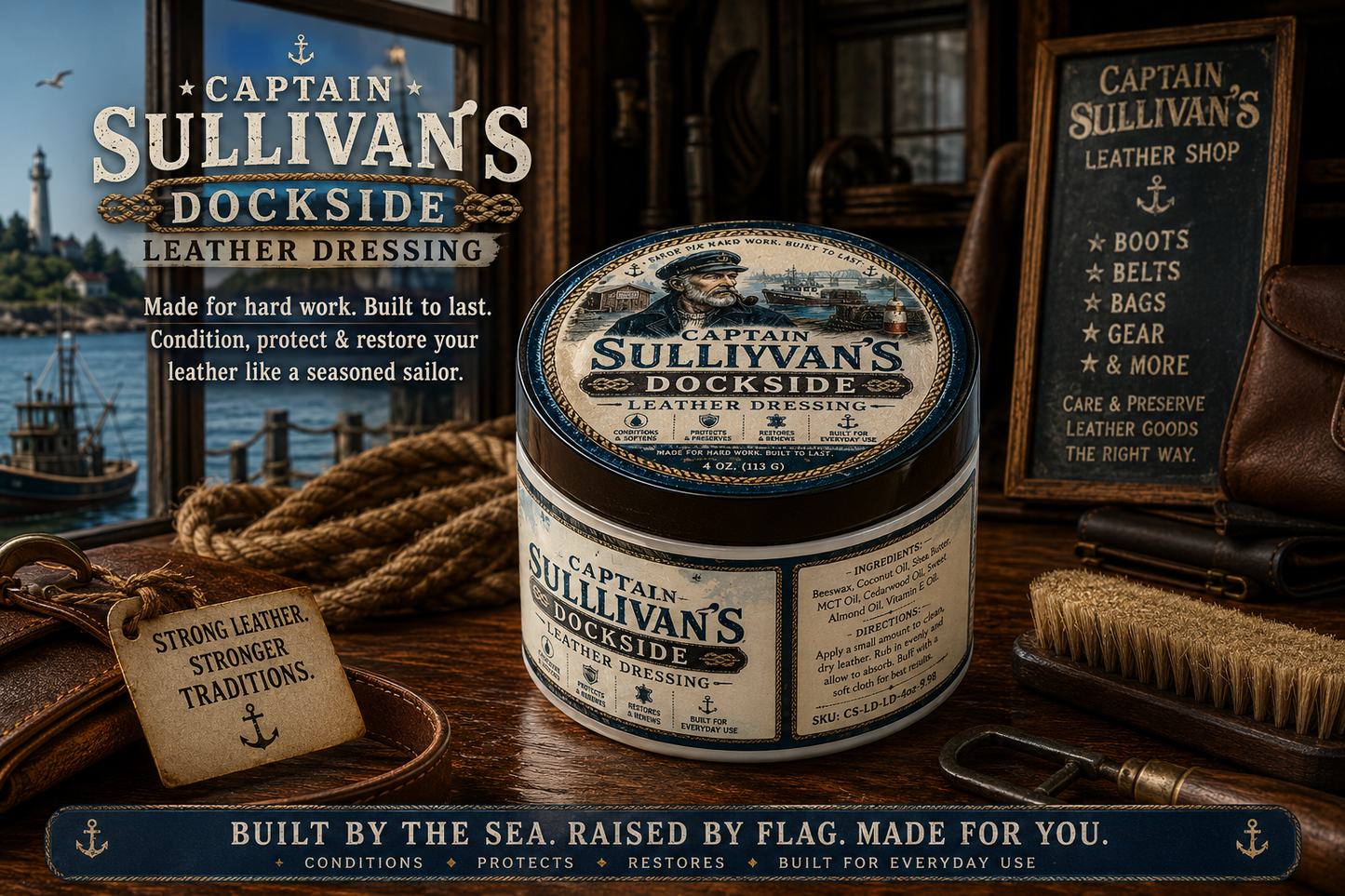Captain Sullivans Leather Dressing