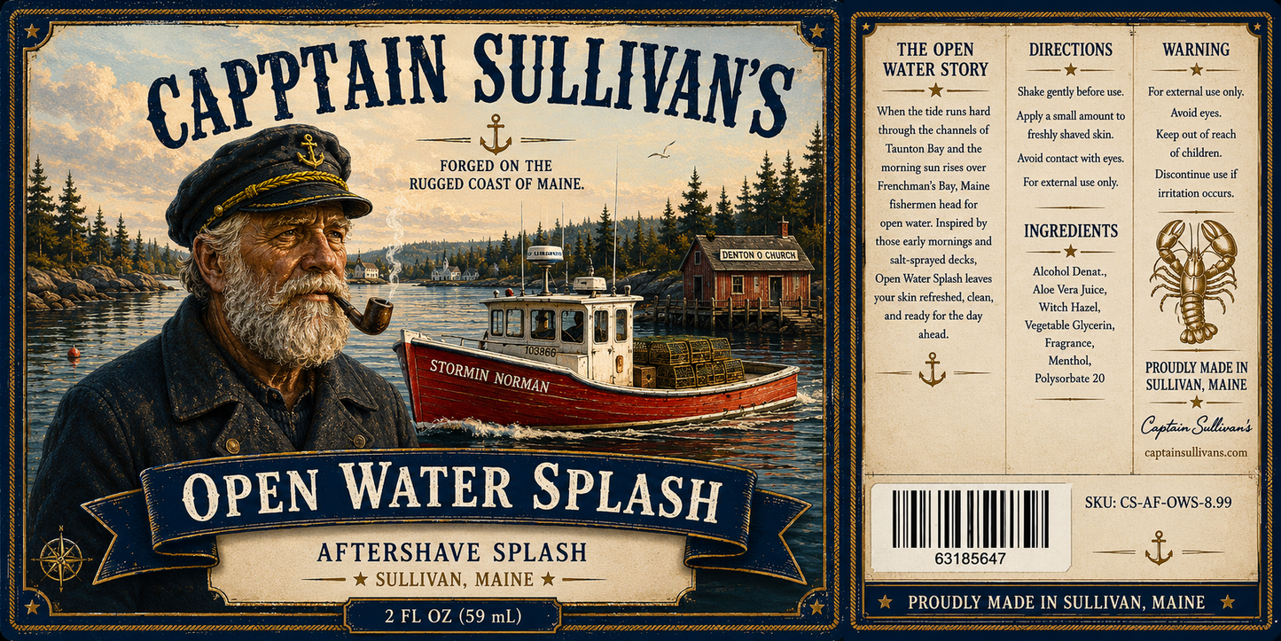 CAPTAIN SULLIVANS OPEN WATER SPLASH