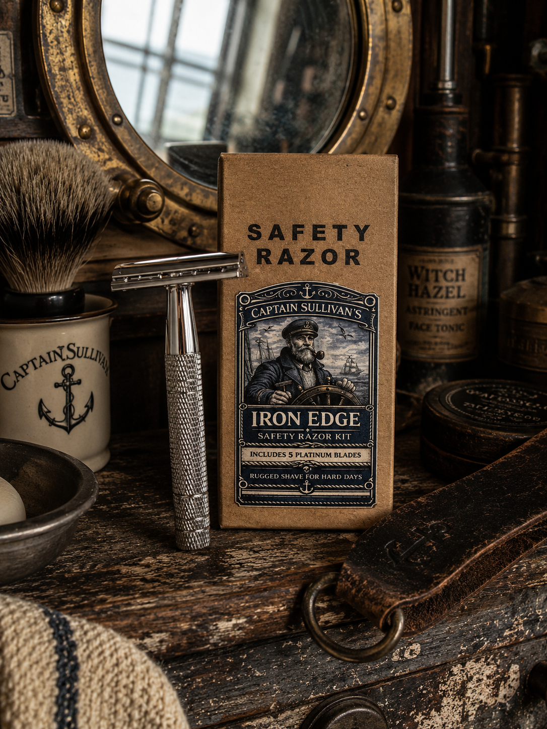 Iron edge saftey razor